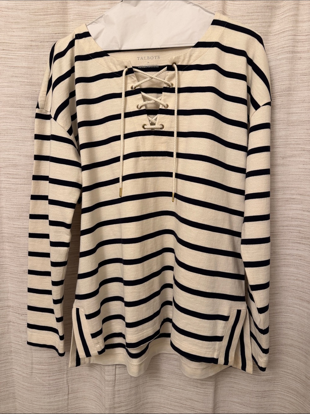Talbots heavy 100% cotton Mariner Top